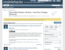 Tablet Screenshot of mobilehacks.com